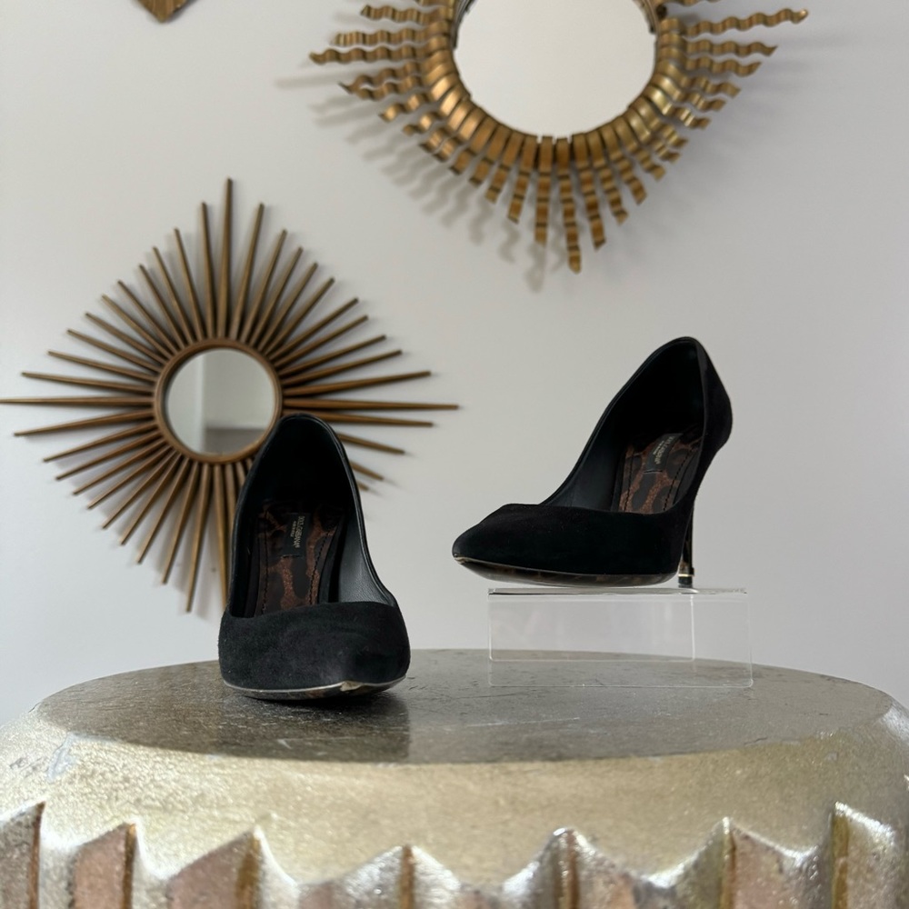 Dolce & Gabbana - Black Suede Scarpa Pumps
